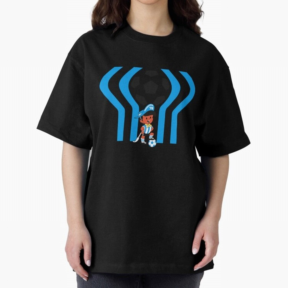 Argentina 78 Mascot Print1 Essential T-Shirt Represent the Passion of Match Day Hype around FIFA World Cup 2026 Group Stage, Messi, France and Portugal, Stadium Chants, National Pride, Trophy Dreams and Unforgettable Football Memories; Perfect for