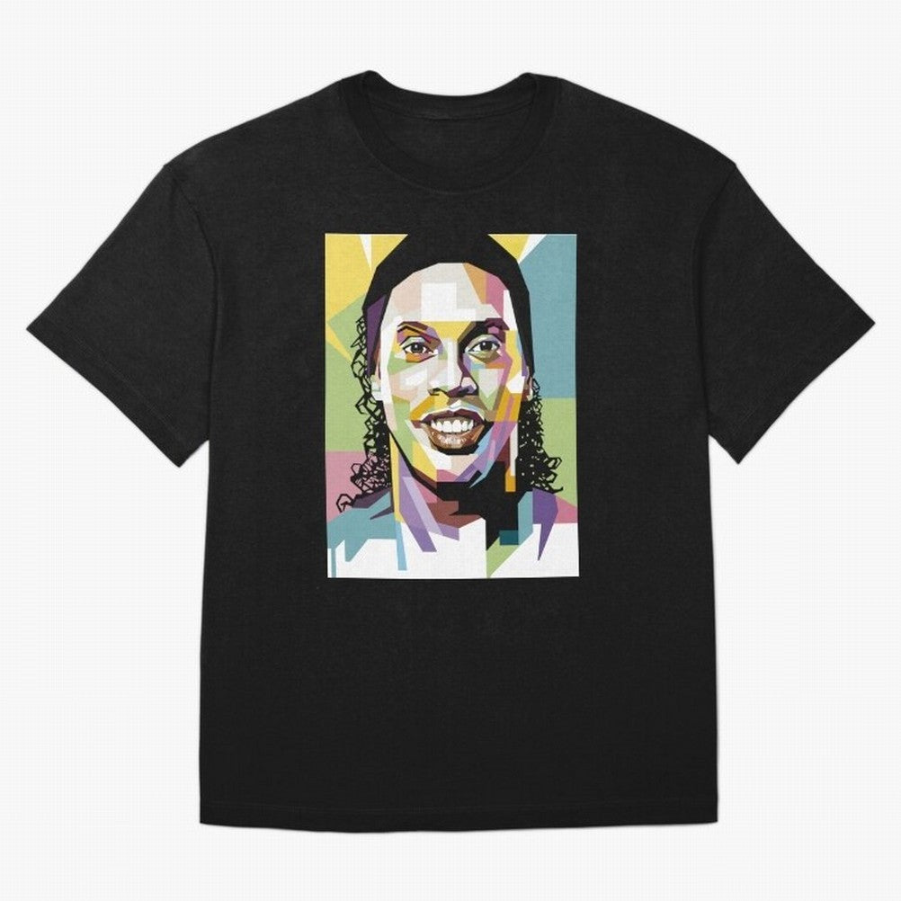 Ronaldinho Pop Art18 Classic T-Shirt Honor Champions and Dreams in Match Day Hype around FIFA World Cup 2026, Cristiano Ronaldo, Haaland and CR7, Argentina, France and Brazil, Tournament Hype, Historic Matchups, Family Viewing Parties and Global