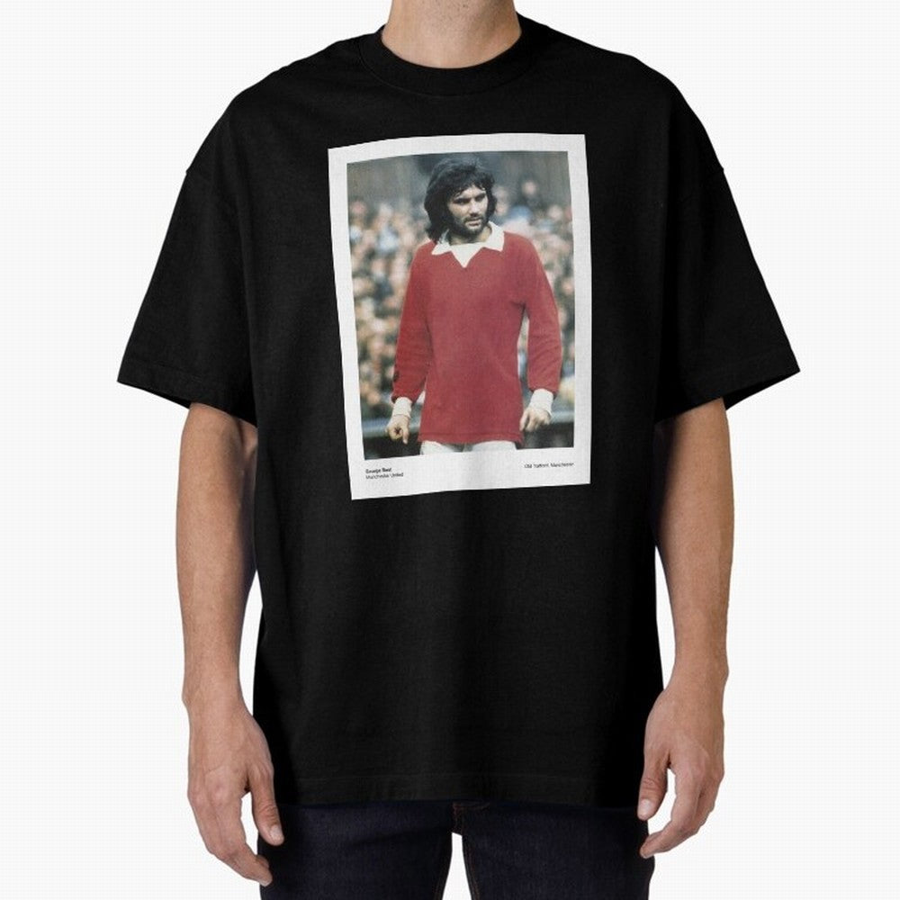 George Best Manchester United1 Oversized T-Shirt Bring a Vintage Feel to the FIFA World Cup 2026 USA Canada Mexico Journey through Mbappe and Neymar Highlights, Brazil Pride, Football Festival Excitement, Trophy Ambitions, Country Rivalries and