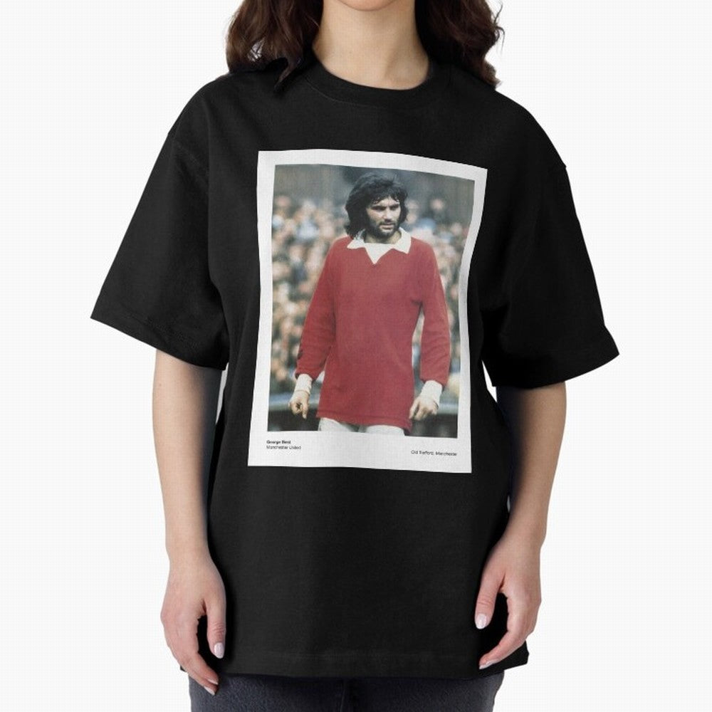 George Best Manchester United1 Oversized T-Shirt Bring a Vintage Feel to the FIFA World Cup 2026 USA Canada Mexico Journey through Mbappe and Neymar Highlights, Brazil Pride, Football Festival Excitement, Trophy Ambitions, Country Rivalries and