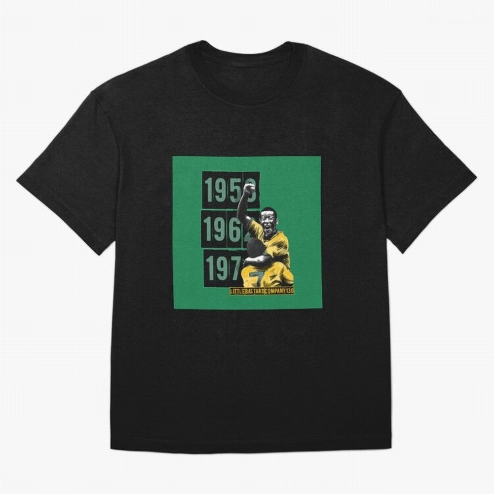 Football King Pele 3 Classic T-Shirt Stand Proud for FIFA World Cup 2026 Group Stage for Fans of Neymar and Portugal, Bringing Match Day Excitement, Supporter Culture, Golden Goals and Global Football Passion; Great for Watch Parties, Sports Bars,
