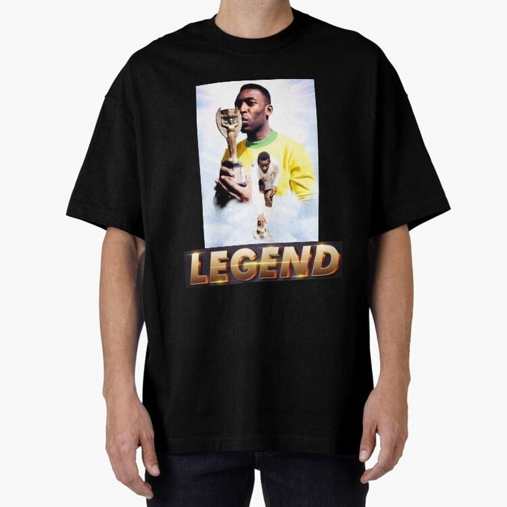 Signed Pele Shirt Classic T-Shirt Treasure Match Day Hype around FIFA World Cup 2026, Cristiano Ronaldo, Argentina, France and Brazil, Global Supporter Spirit, Legendary Goals, National Colors and Tournament Celebration; Great for Watch Parties,