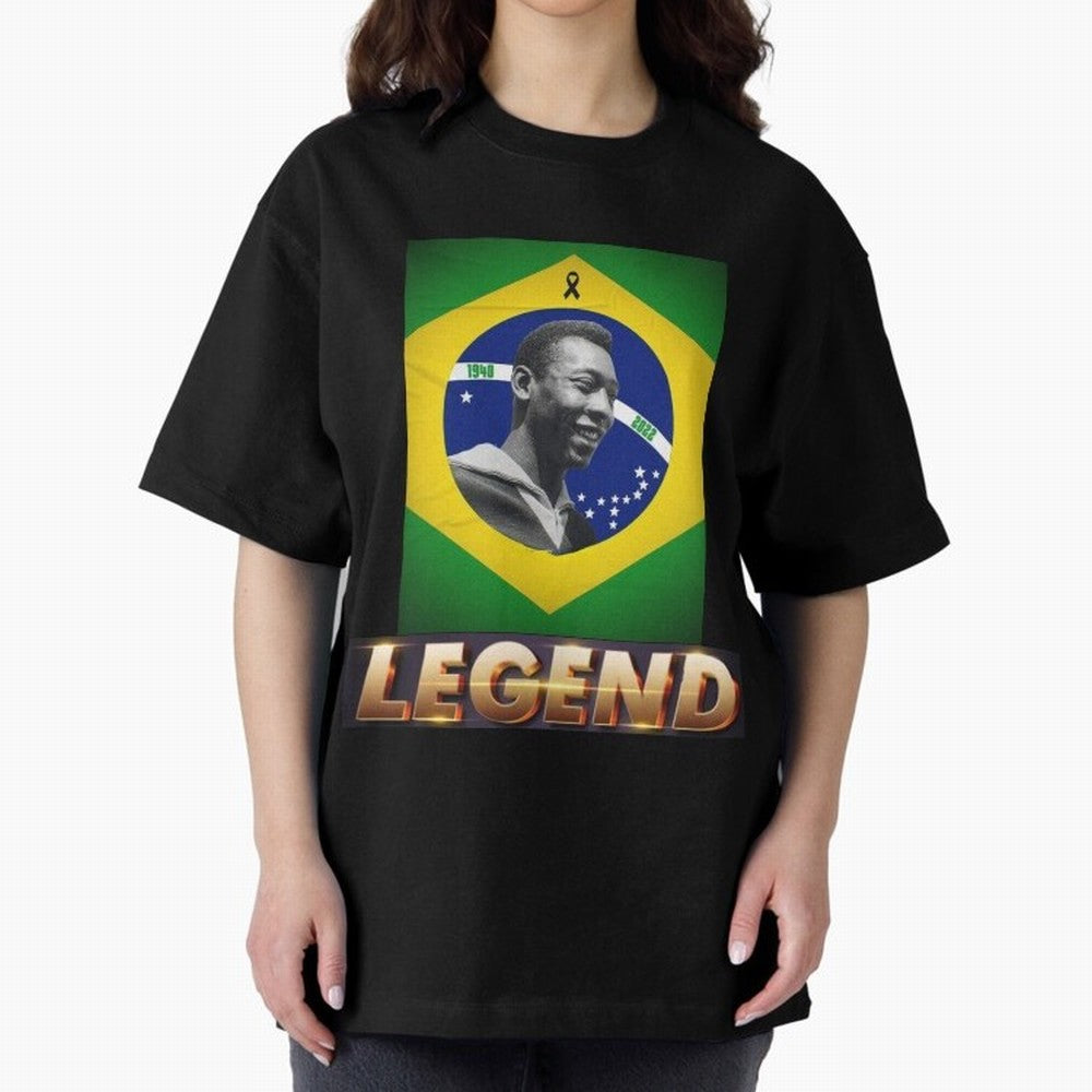 Signed Pele Shirt Classic T-Shirt Make Memories around the FIFA World Cup 2026 USA Canada Mexico Journey through Neymar, Haaland and Cristiano Ronaldo Highlights, England, France and Netherlands Pride, Sports Nostalgia, International Competition,