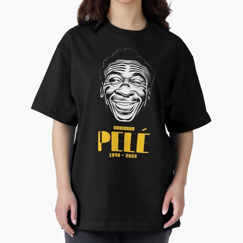 Pel¨¦ O Rei | Obrigado Pel¨¦ Essential T-Shirt Represent Fans Who Live for FIFA World Cup 2026 USA Canada Mexico for Fans of Neymar, Haaland and Cristiano Ronaldo and Germany, Bringing Global Supporter Spirit, Legendary Goals, National Colors and