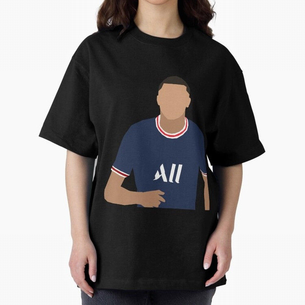 mbappe celebration Oversized T-Shirt Refresh Match Day Hype around FIFA World Cup 2026 USA Canada Mexico, Messi, France and Portugal, Football Festival Excitement, Trophy Ambitions, Country Rivalries and Star Player Buzz; Perfect for Fans,