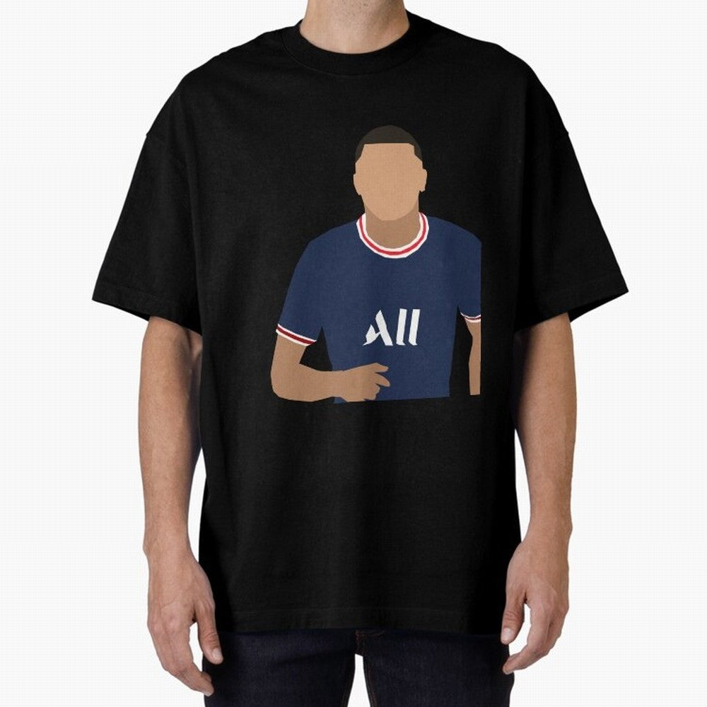 mbappe celebration Oversized T-Shirt Refresh Match Day Hype around FIFA World Cup 2026 USA Canada Mexico, Messi, France and Portugal, Football Festival Excitement, Trophy Ambitions, Country Rivalries and Star Player Buzz; Perfect for Fans,