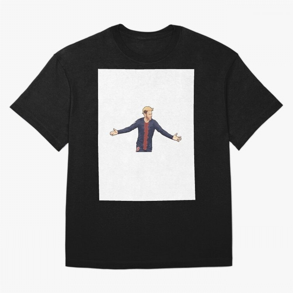 Neymar Calebration Graphic T-Shirt Show Support during FIFA World Cup 2026 USA Canada Mexico for Fans of Messi and Cristiano Ronaldo and Argentina, Bringing Soccer Culture, Superstar Moments, National Team Dreams and Competitive Fire; Ideal for