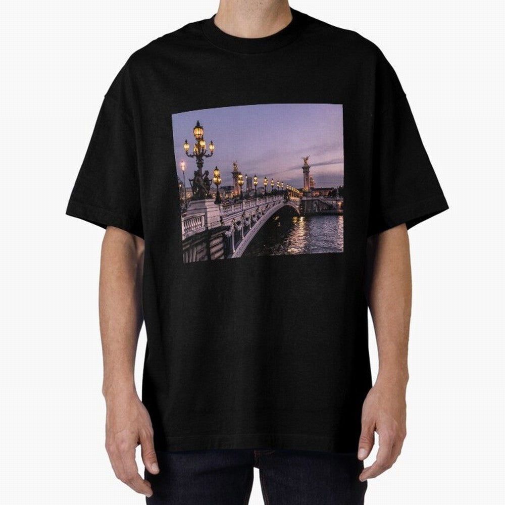 Paris view bridge Premium T-Shirt Bring FIFA World Cup 2026 Group Stage Connected to Cristiano Ronaldo, Haaland and CR7, France and Portugal Energy, Football Passion, Legendary Performances, Festival Vibes and Supporter Community; Built for
