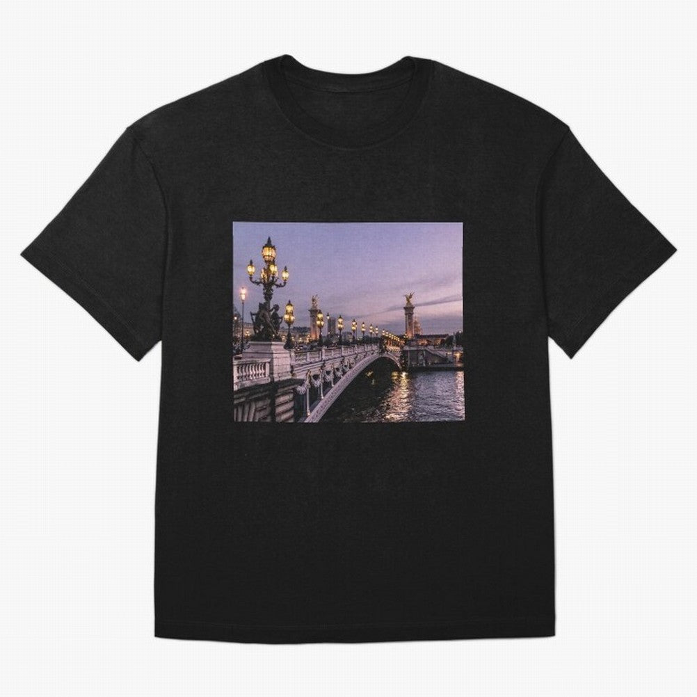 Paris view bridge Premium T-Shirt Bring FIFA World Cup 2026 Group Stage Connected to Cristiano Ronaldo, Haaland and CR7, France and Portugal Energy, Football Passion, Legendary Performances, Festival Vibes and Supporter Community; Built for
