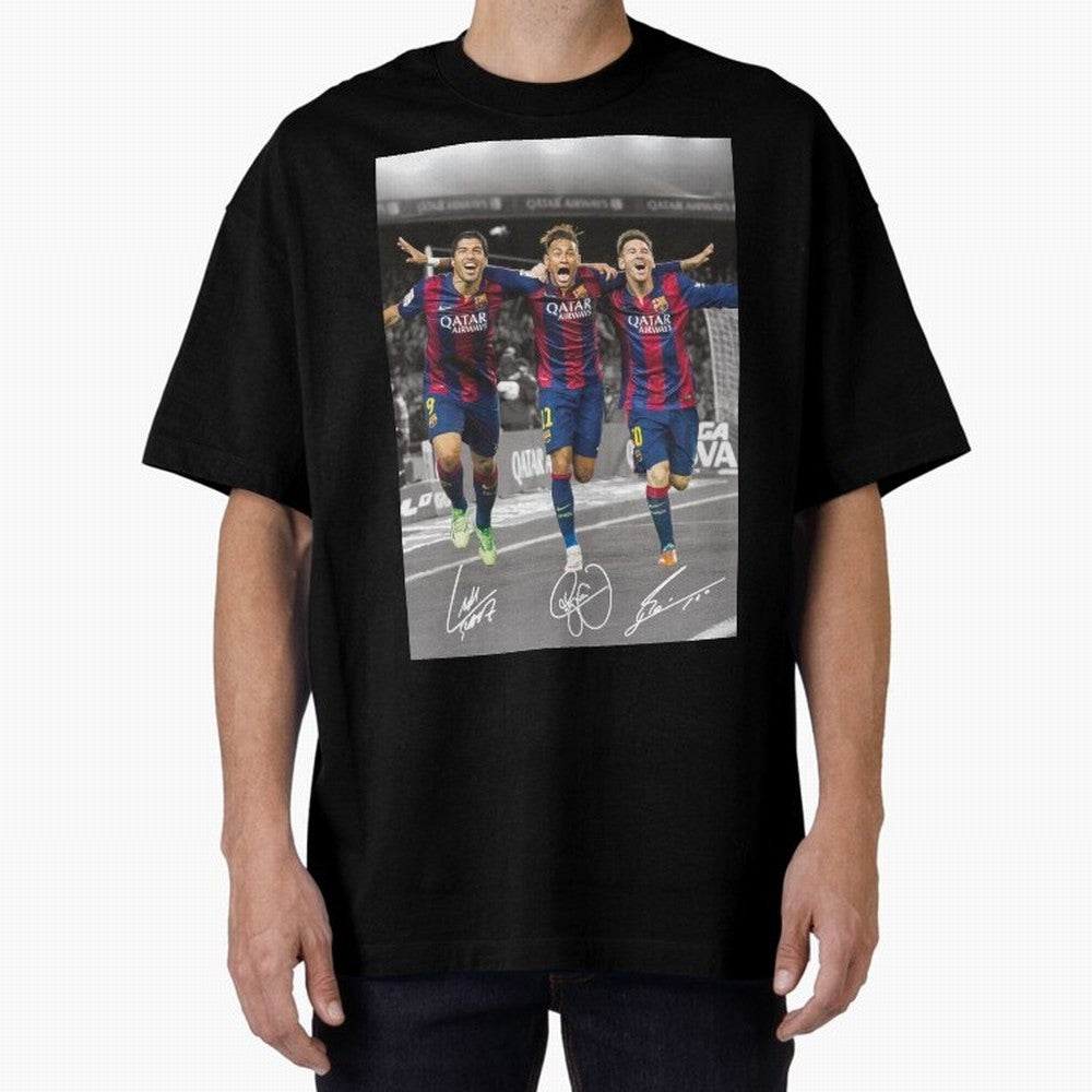 Messi Neymar Suarez Premium T-Shirt Celebrate Rivalries and Pride in FIFA World Cup 2026 Connected to Mbappe and Neymar, Spain and Netherlands Energy, Game Day Rituals, Football Legends, Country Pride and the Road to the Final; Built for Supporters