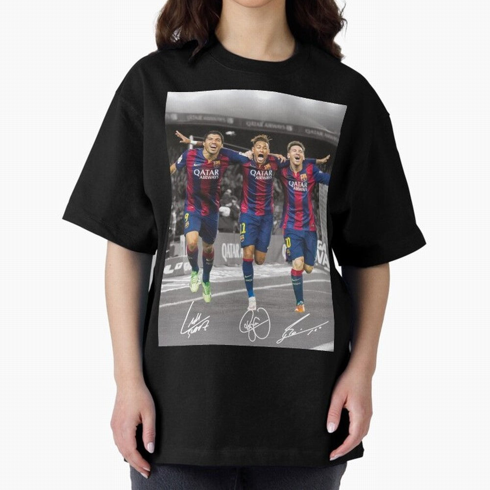 Messi Neymar Suarez Premium T-Shirt Celebrate Rivalries and Pride in FIFA World Cup 2026 Connected to Mbappe and Neymar, Spain and Netherlands Energy, Game Day Rituals, Football Legends, Country Pride and the Road to the Final; Built for Supporters