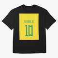 Neymar - Brazil 2022 Graphic T-Shirt Carry National Pride through FIFA World Cup 2026 Group Stage Connected to CR7, Argentina Energy, Retro Football Energy, Iconic Rivalries, Trophy Chase Drama and Stadium Atmosphere; Perfect for Supporters Who