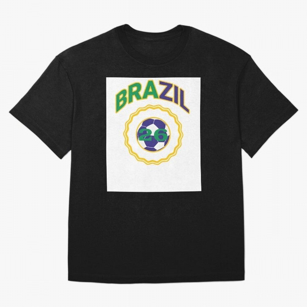 brazil 2026 world cup soccer badge Premium T-Shirt Honor the Football Icons of Global Football Passion for FIFA World Cup 2026 USA Canada Mexico, with Cristiano Ronaldo, Haaland and CR7, Portugal, Champion Mindset, Group Stage Buzz, Knockout