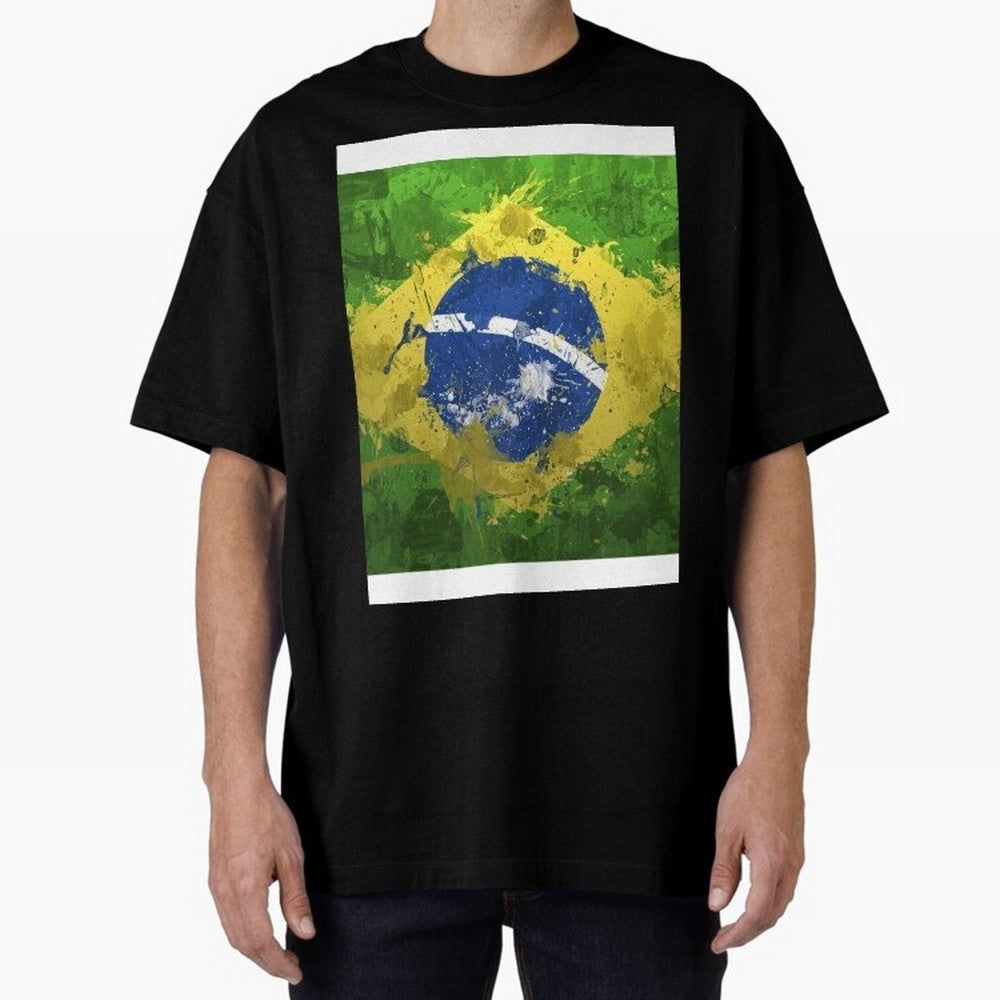 Brasilian Flag Face Mask Graphic T-Shirt Embrace FIFA World Cup 2026 Group Stage for Fans of Cristiano Ronaldo and Argentina, Bringing Football History, Final Match Energy, Crowd Noise and Once in a Lifetime Moments; Perfect for Fans, Collectors,