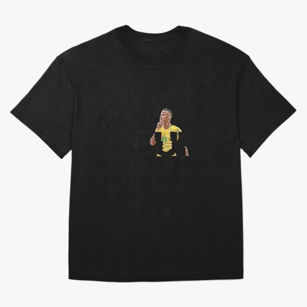 NEYMAR NEVER GIVE UP Premium T-Shirt Keep the Legacy of FIFA World Cup 2026 with Haaland and Mbappe, Brazil, Portugal and Argentina Energy, Goal Celebration Energy, Supporter Heritage, Football Icons and Worldwide Tournament Joy; Created for Match