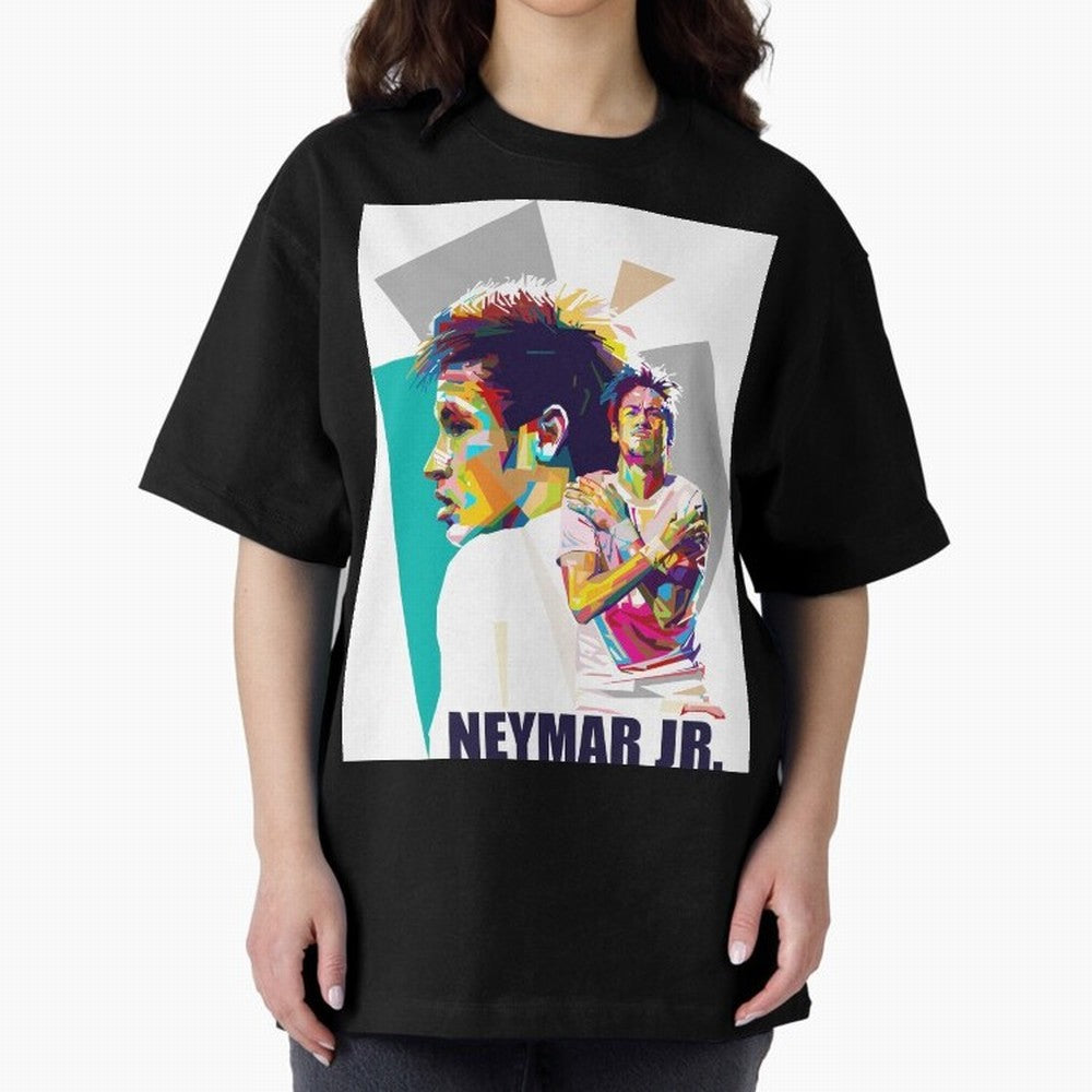 Young Neymar WPAP art Premium T-Shirt Share the Excitement of Global Football Passion for FIFA World Cup 2026, Made for Messi, Neymar and Mbappe, Argentina, Champion Mindset, Group Stage Buzz, Knockout Tension and Passionate Fan Culture; Ideal for
