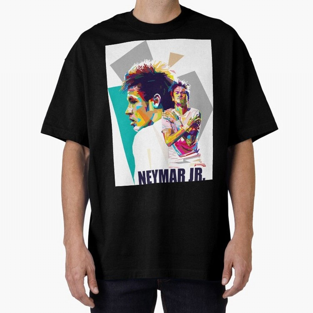 Young Neymar WPAP art Premium T-Shirt Share the Excitement of Global Football Passion for FIFA World Cup 2026, Made for Messi, Neymar and Mbappe, Argentina, Champion Mindset, Group Stage Buzz, Knockout Tension and Passionate Fan Culture; Ideal for