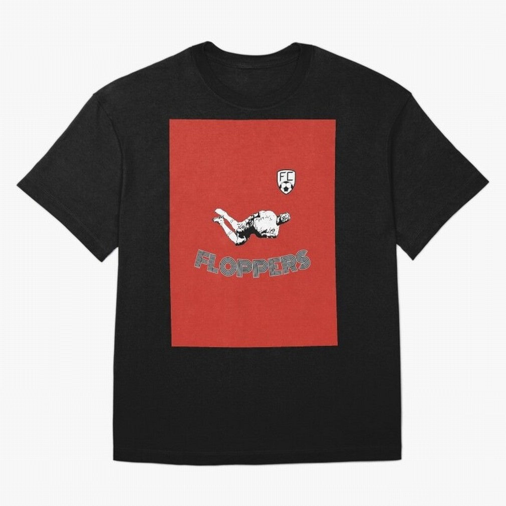 Floppers FC - Unique and Original Design Graphic T-Shirt Join Match Day Hype around FIFA World Cup 2026, Haaland and Mbappe, England, Championship Spirit, Famous Goals, Roaring Crowds and International Football Unity; Built for Supporters Chasing