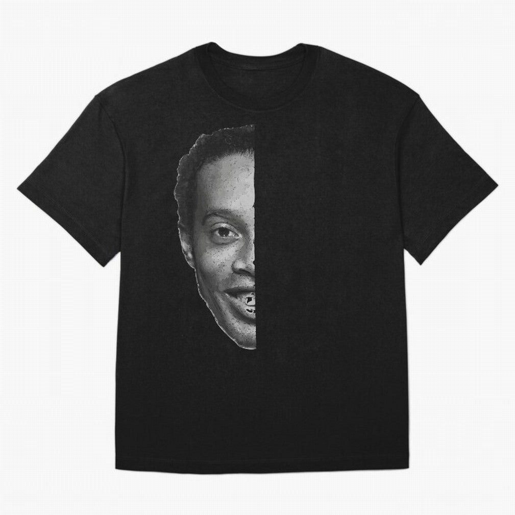 ''Football is about joy.'' Sticker - Ronaldinho Premium T-Shirt Cheer through Every Moment of Global Football Passion for FIFA World Cup 2026 Group Stage, Built around Messi, Brazil, Portugal and Argentina, Goal Celebration Energy, Supporter