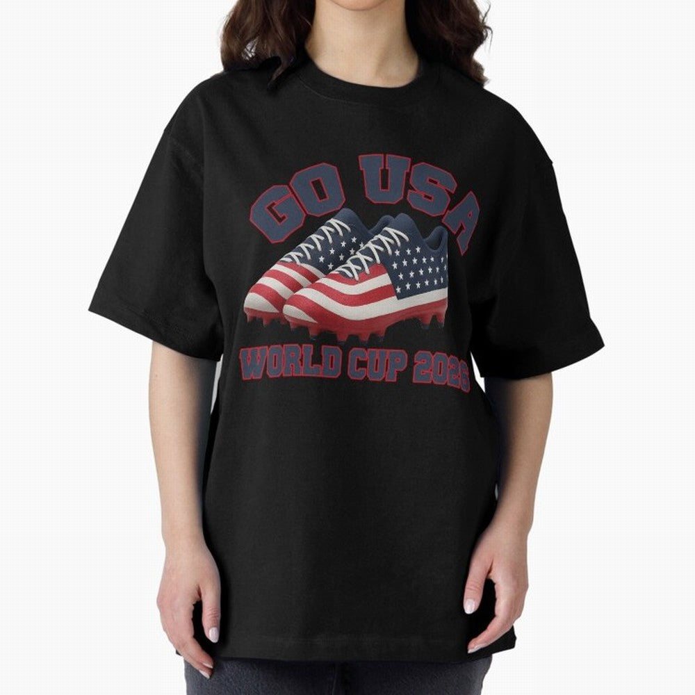 Go USA!. USA 2026, World Cup 2026, World Cup soccer, USA Soccer, USA Men Classic T-Shirt Relive the Noise and Pride of FIFA World Cup 2026 Inspired by Messi, CR7 and Mbappe, Argentina and Brazil Energy, Classic Soccer Heritage, Championship