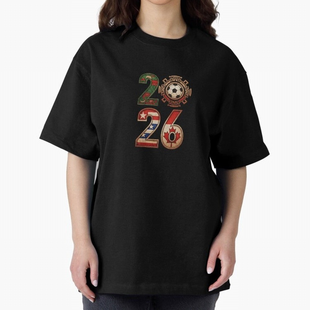 2026 North America Soccer Mexico USA Canada Host Classic T-Shirt Represent the Passion of FIFA World Cup 2026 USA Canada Mexico for Fans of Messi, CR7 and Mbappe and England, France and Netherlands, Bringing Global Supporter Spirit, Legendary