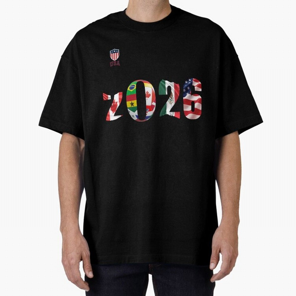World Cup Classic T-Shirt Follow the Road to FIFA World Cup 2026 Group Stage Built around Cristiano Ronaldo, Brazil, Portugal and Argentina Energy, Champion Mindset, Group Stage Buzz, Knockout Tension and Passionate Fan Culture; Perfect for People