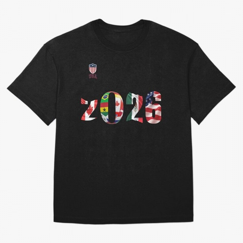 World Cup Classic T-Shirt Follow the Road to FIFA World Cup 2026 Group Stage Built around Cristiano Ronaldo, Brazil, Portugal and Argentina Energy, Champion Mindset, Group Stage Buzz, Knockout Tension and Passionate Fan Culture; Perfect for People