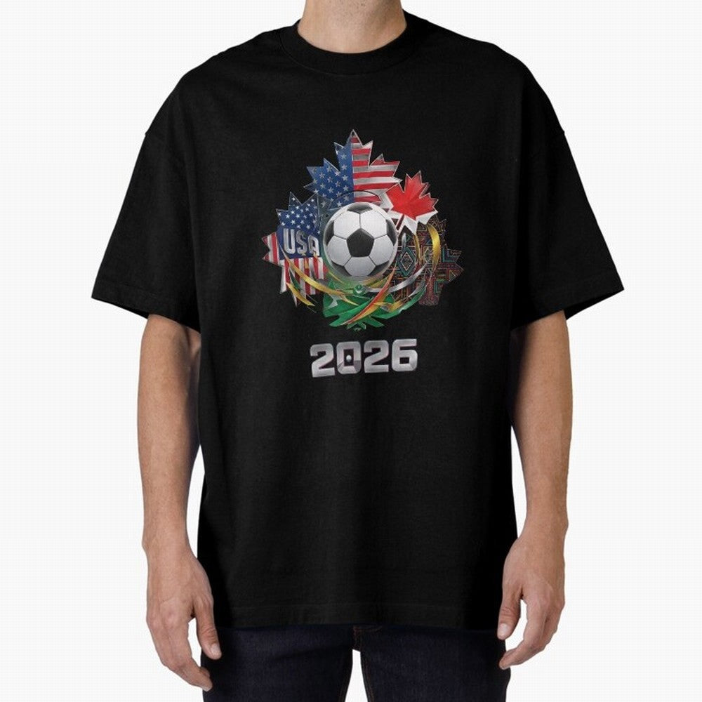 United Americas Classic T-Shirt Join the Countdown to FIFA World Cup 2026 Group Stage Spirit, with Brazil, Messi, Neymar and Mbappe, Retro Football Energy, Iconic Rivalries, Trophy Chase Drama and Stadium Atmosphere; Built for Supporters Chasing