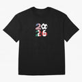 2026 soccer logo Classic T-Shirt Represent Football Lovers during FIFA World Cup 2026 USA Canada Mexico Spirit, Featuring Brazil, Portugal and Argentina, Messi and Cristiano Ronaldo, Worldwide Fan Energy, Dramatic Goals, Stadium Lights and