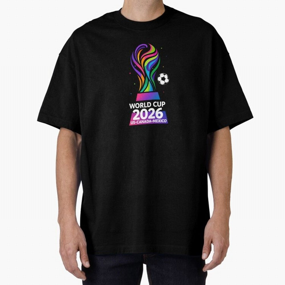 World Cup 2026 US-Canada-Mexico Soccer Trophy Classic T-Shirt Bring FIFA World Cup 2026 USA Canada Mexico Spirit, Made for England, Haaland, Vintage Soccer Flavor, Modern Football Stars, National Flags and Final Night Emotion; Made for Collectors