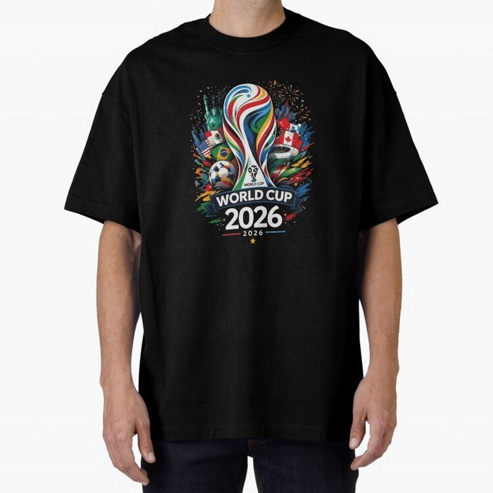 World Cup 2026, Soccer Fan Classic T-Shirt Bring Match Day Fire to Match Day Hype around FIFA World Cup 2026 USA Canada Mexico, Cristiano Ronaldo, France and Portugal, Football Festival Excitement, Trophy Ambitions, Country Rivalries and Star