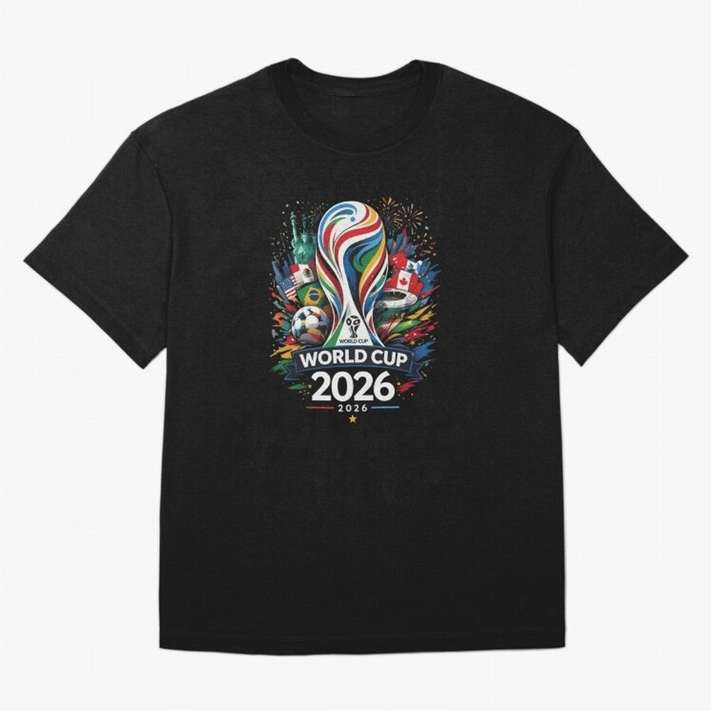 World Cup 2026, Soccer Fan Classic T-Shirt Bring Match Day Fire to Match Day Hype around FIFA World Cup 2026 USA Canada Mexico, Cristiano Ronaldo, France and Portugal, Football Festival Excitement, Trophy Ambitions, Country Rivalries and Star