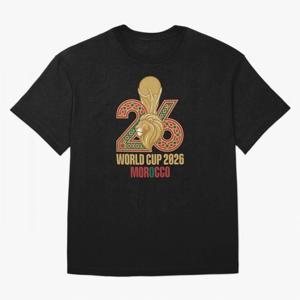 Copy of WORLD CUP 2026 MOROCCO Classic T-Shirt Capture the FIFA World Cup 2026 Group Stage Journey through CR7 Highlights, France Pride, Football History, Final Match Energy, Crowd Noise and Once in a Lifetime Moments; Perfect for Supporters Who