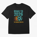 The World Unites Classic T-Shirt Bring Stadium Energy to the FIFA World Cup 2026 USA Canada Mexico Journey through Neymar, Haaland and Cristiano Ronaldo Highlights, Argentina, France and Brazil Pride, Retro Football Energy, Iconic Rivalries, Trophy