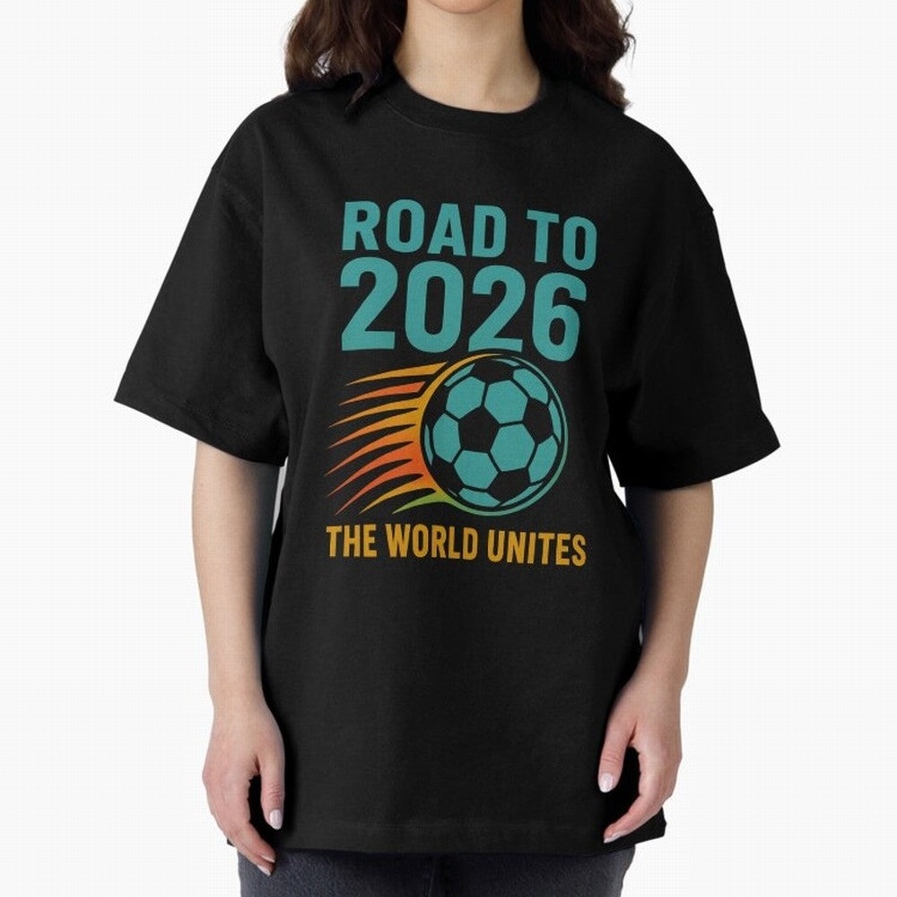 The World Unites Classic T-Shirt Bring Stadium Energy to the FIFA World Cup 2026 USA Canada Mexico Journey through Neymar, Haaland and Cristiano Ronaldo Highlights, Argentina, France and Brazil Pride, Retro Football Energy, Iconic Rivalries, Trophy