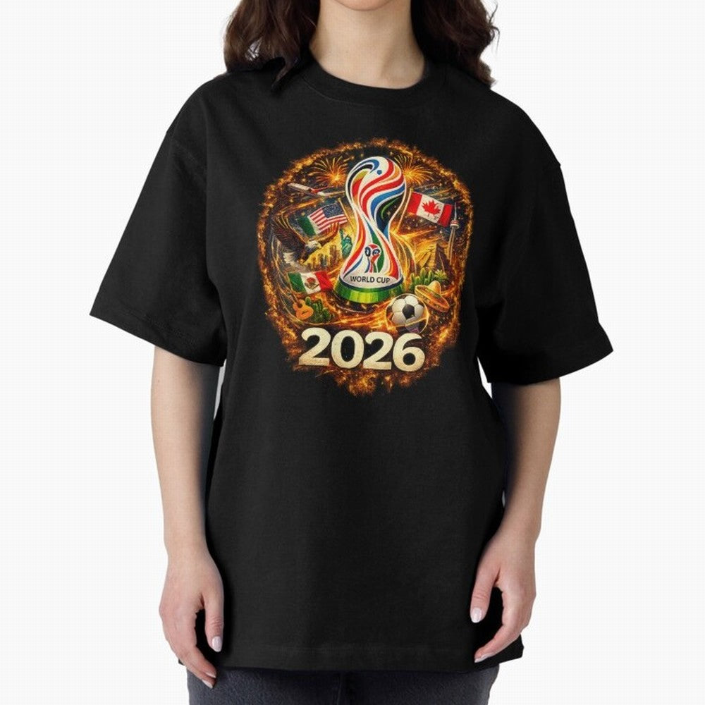World Football Spirit 2026 USA Canada Mexico Soccer Fan Classic T-Shirt Celebrate Fan Culture around Global Football Passion for FIFA World Cup 2026 USA Canada Mexico, Capturing Neymar, Haaland and Cristiano Ronaldo, Brazil, Sports Nostalgia,