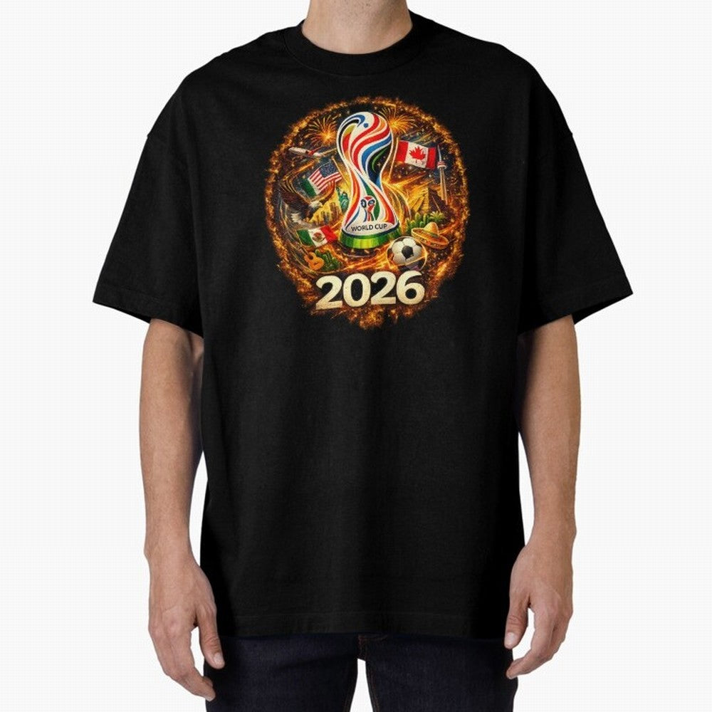 World Football Spirit 2026 USA Canada Mexico Soccer Fan Classic T-Shirt Celebrate Fan Culture around Global Football Passion for FIFA World Cup 2026 USA Canada Mexico, Capturing Neymar, Haaland and Cristiano Ronaldo, Brazil, Sports Nostalgia,