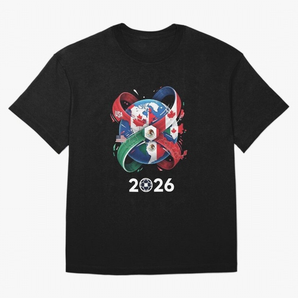 World United by Football 2026 Classic T-Shirt Discover FIFA World Cup 2026 Group Stage for Fans of Neymar and Argentina, France and Brazil, Bringing Football History, Final Match Energy, Crowd Noise and Once in a Lifetime Moments; Made for