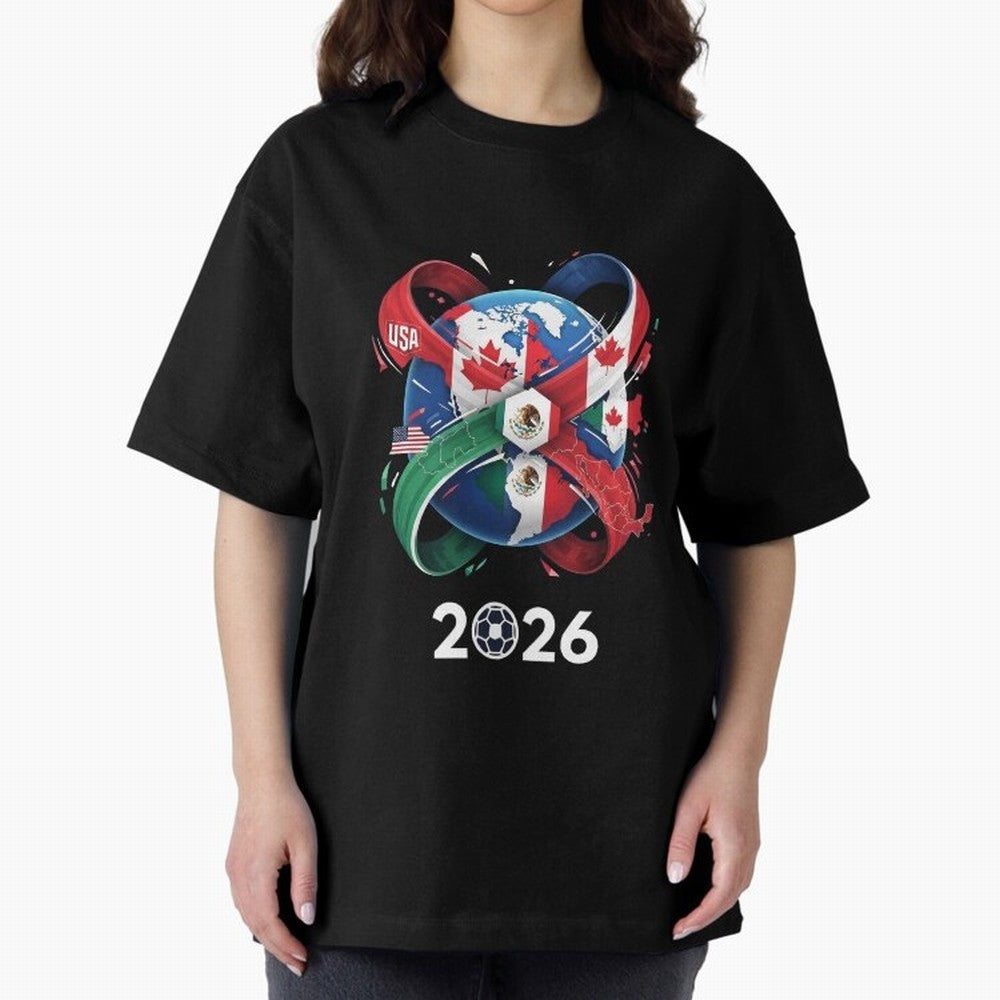 World United by Football 2026 Classic T-Shirt Discover FIFA World Cup 2026 Group Stage for Fans of Neymar and Argentina, France and Brazil, Bringing Football History, Final Match Energy, Crowd Noise and Once in a Lifetime Moments; Made for
