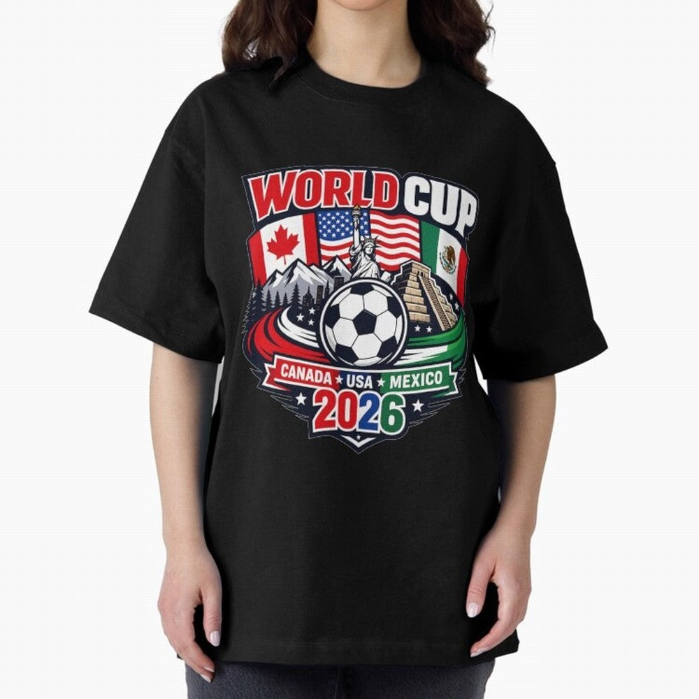 FIFA World Cup 2026 Classic T-Shirt Show Match Day Excitement for the FIFA World Cup 2026 USA Canada Mexico Journey through Cristiano Ronaldo, Haaland and CR7 Highlights, England Pride, Worldwide Fan Energy, Dramatic Goals, Stadium Lights and