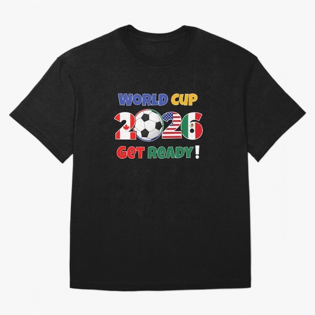World Cup 2026, World Cup 2026, Soccer Fan Graphic, Football Lover Classic T-Shirt Show Passion for the Stars of FIFA World Cup 2026 Group Stage Spirit, Driven by Brazil, Portugal and Argentina, Neymar, Haaland and Cristiano Ronaldo, Worldwide Fan