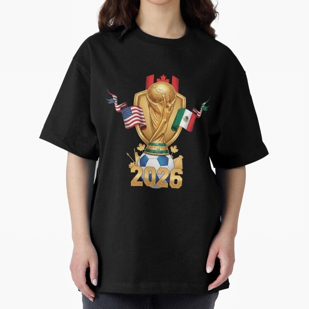 Waves of Victory 2026 Classic T-Shirt Bring Stadium Energy to Match Day Hype around FIFA World Cup 2026 USA Canada Mexico, CR7, Spain and Netherlands, Worldwide Fan Energy, Dramatic Goals, Stadium Lights and Championship Celebrations; Ideal for
