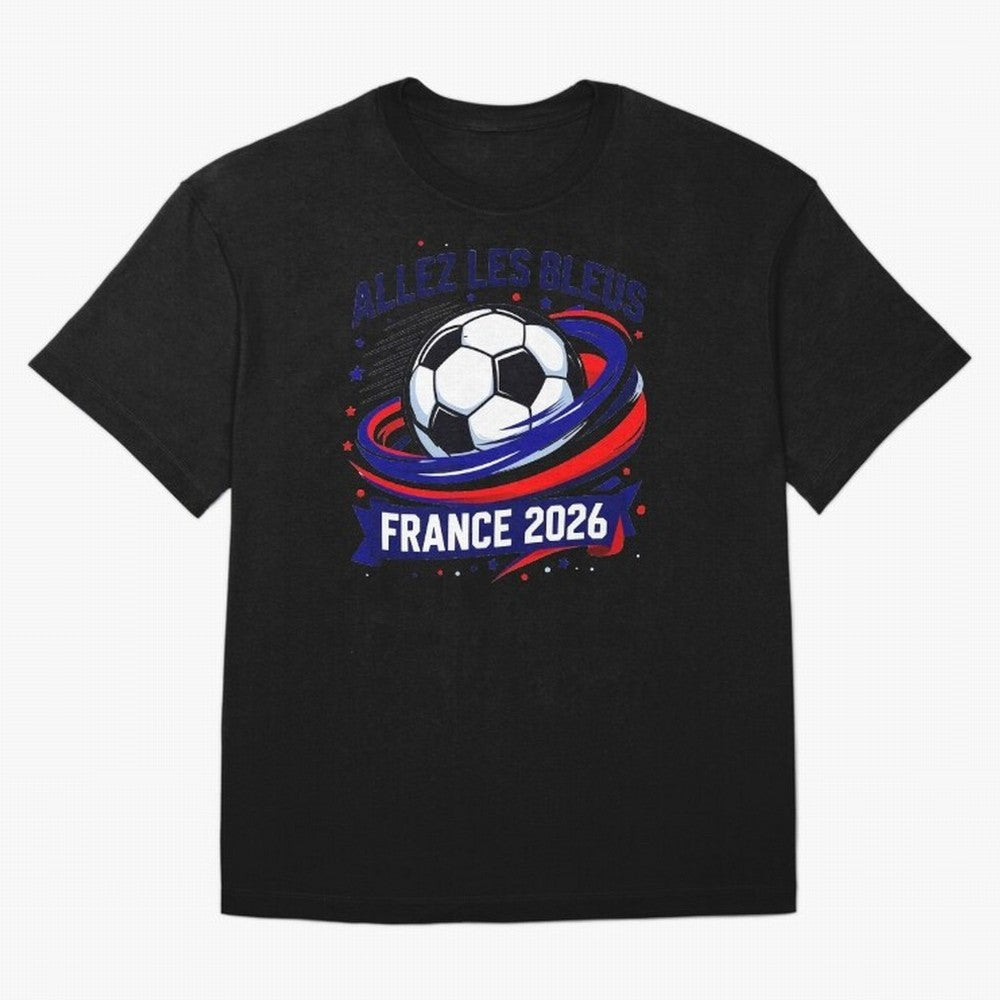 France Fan Art World Cup 2026 Classic T-Shirt Celebrate the Magic of the FIFA World Cup 2026 Journey through CR7 and Messi Highlights, Brazil Pride, Vintage Soccer Flavor, Modern Football Stars, National Flags and Final Night Emotion; Made for Die