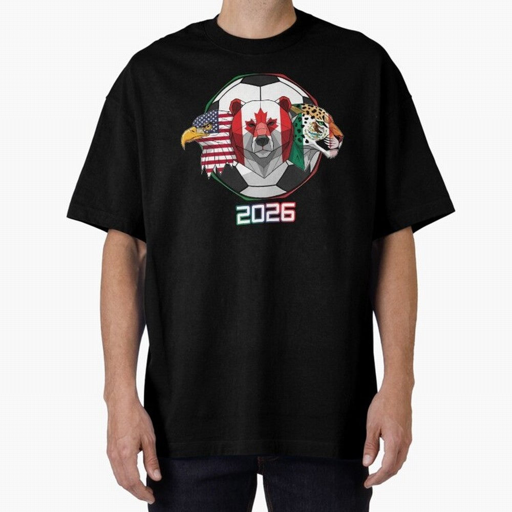 North American Soccer Animals 2026 Classic T-Shirt Turn Football Passion into Global Football Passion for FIFA World Cup 2026, Celebrating Messi, Neymar and Mbappe, Netherlands, Football Festival Excitement, Trophy Ambitions, Country Rivalries and