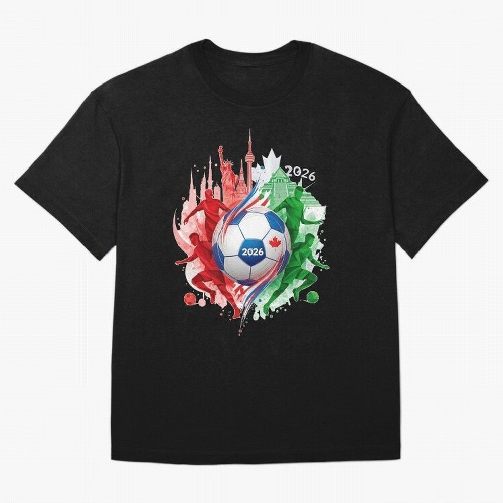 Internation Unity 2026 Classic T-Shirt Back Your Heroes with the FIFA World Cup 2026 Group Stage Journey through CR7 and Messi Highlights, Argentina and Brazil Pride, Football Festival Excitement, Trophy Ambitions, Country Rivalries and Star Player