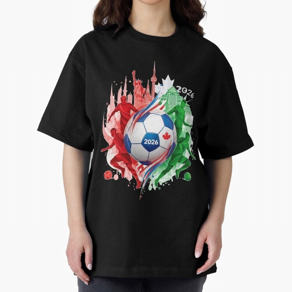 Internation Unity 2026 Classic T-Shirt Back Your Heroes with the FIFA World Cup 2026 Group Stage Journey through CR7 and Messi Highlights, Argentina and Brazil Pride, Football Festival Excitement, Trophy Ambitions, Country Rivalries and Star Player