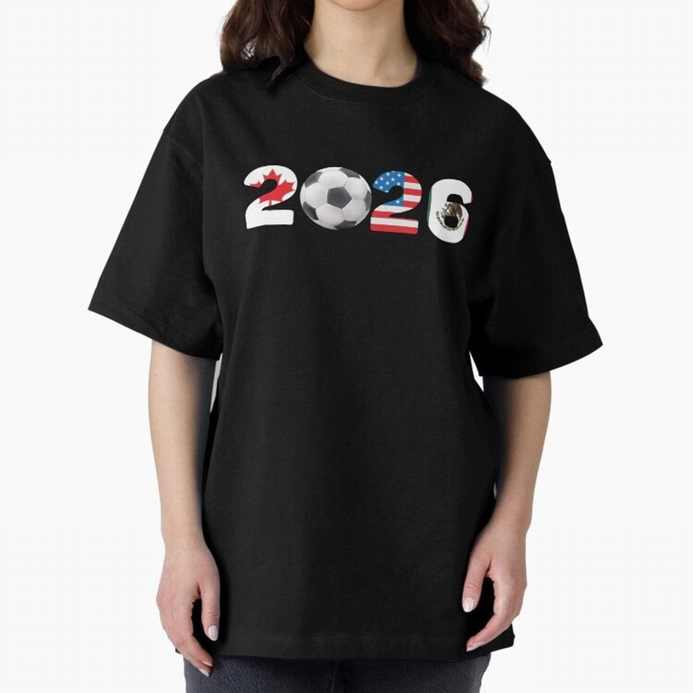2026 North America Football Massive Event Soccer Ball Classic T-Shirt Share Global Football Passion for FIFA World Cup 2026, Featuring Mbappe, Portugal, Spain and Germany, Supporter Pride, Iconic Celebrations, Legendary Names and Global Match Day