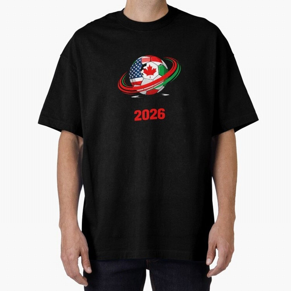 World Cup 2026, Soccer Ball, USA Canada Mexico Football Classic T-Shirt Feel Match Day Hype around FIFA World Cup 2026 Group Stage, Cristiano Ronaldo, England and Germany, Stadium Memories, Football Loyalty, International Chants and Championship