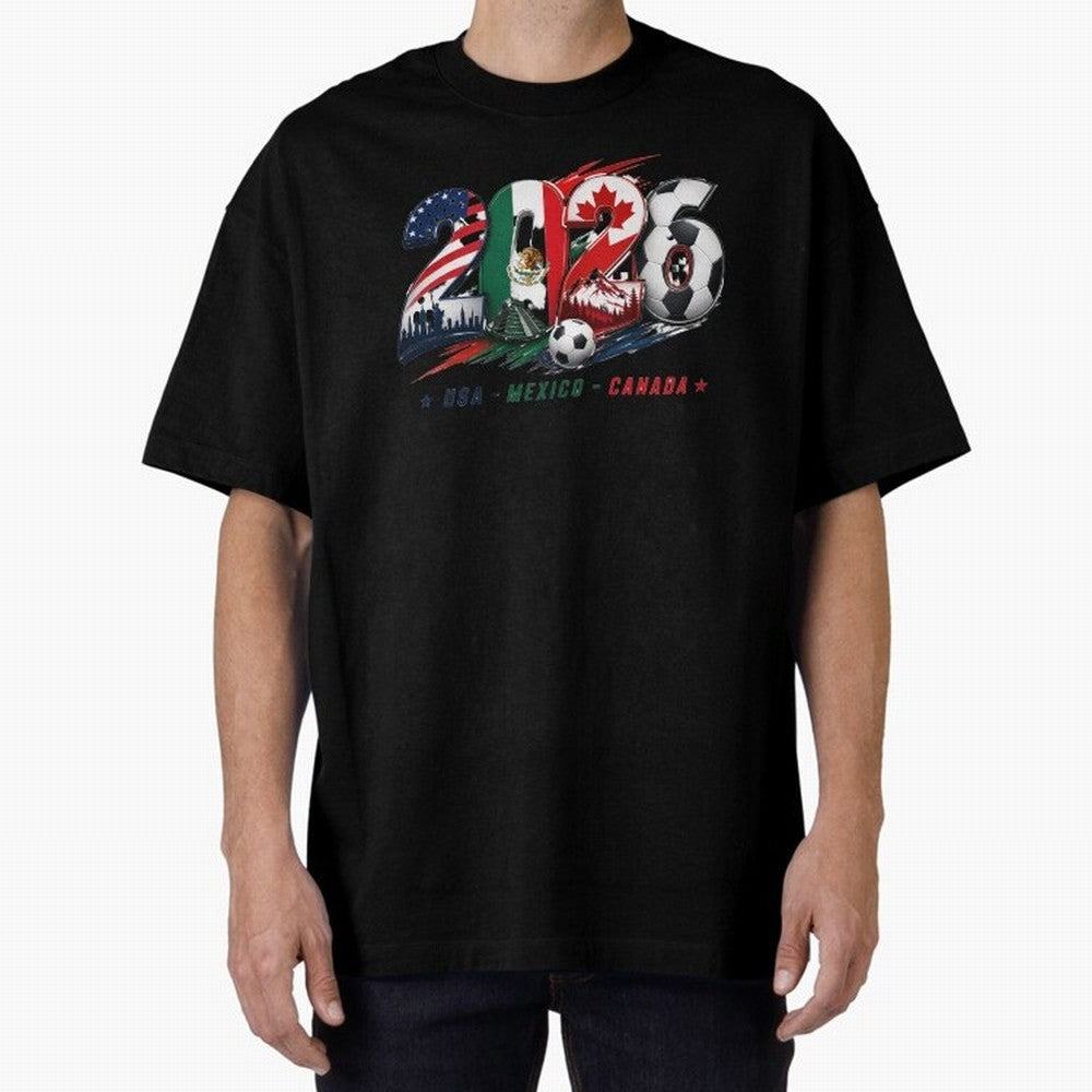United by Football 2026 North America Soccer Design Classic T-Shirt Elevate the FIFA World Cup 2026 Journey through Mbappe and Neymar Highlights, England Pride, Global Supporter Spirit, Legendary Goals, National Colors and Tournament Celebration;