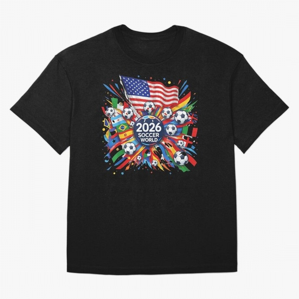 2026 Soccer World Cup United States Mexico Canada Football Championship Tournament Classic T-Shirt Bring Global Tournament Vibes to Global Football Passion for FIFA World Cup 2026 Group Stage, Celebrating Cristiano Ronaldo, Haaland and CR7, England